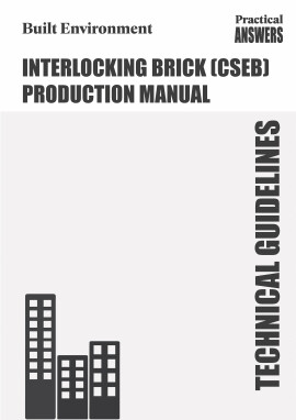 Interlocking Brick (CSEB) Production Manual