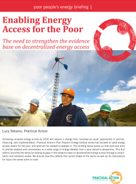 Enabling Energy Access for the Poor